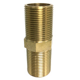 Max Brass Pipe Hex Nipple Fitting Adapter Male Thread Water Oil Connector 70mm
