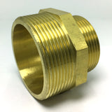 Max Brass Pipe Hex Nipple Fitting Adapter Male Thread Water Connector Model_5
