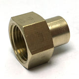 Max 1 Pc Female Thread Straight Brass Adapter DN10xDN6