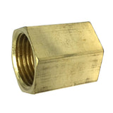 Max 1 Pc 1/2" Double Female Brass Thread Straight Adapter Connector Pipe Fitting