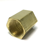 Max 1 Pc 1/2" Double Female Brass Thread Straight Adapter Connector Pipe Fitting