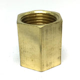 Max 1 Pc 1/2" Double Female Brass Thread Straight Adapter Connector Pipe Fitting