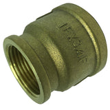 Max 1 Pc Double Female Brass Thread Straight Adapter Connector Fitting DN25xDN20