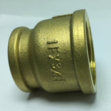 Max 1 Pc Double Female Brass Thread Straight Adapter Connector Fitting DN25xDN20