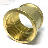 Max 1 Pc Double Female Brass Thread Straight Adapter Connector Pipe Fitting DN40