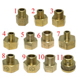 Max 1 Pc Brass Male Female Thread Adapter Connector Fitting Bushing DN6 x DN6