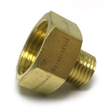 Max 1 Pc Brass Male Female Thread Adapter Connector Fitting Bushing DN8 x DN15