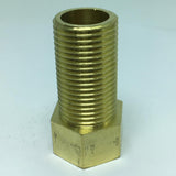 Max 1 Pc 1/2" Brass Male Female Thread Straight Adapter Connector Fitting 50mm
