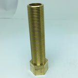 Max 1 Pc 1/2" Brass Male Female Thread Straight Adapter Connector Fitting 100mm
