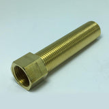 Max 1 Pc 1/2" Brass Male Female Thread Straight Adapter Connector Fitting 100mm