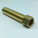 Max 1 Pc 1/2" Brass Male Female Thread Straight Adapter Connector Fitting 100mm