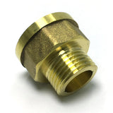 Max 1 Pc Brass Male Female Thread Adapter Connector Fitting Bushing DN15 x DN20