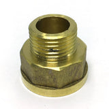 Max 1 Pc Brass Male Female Thread Adapter Connector Fitting Bushing DN15 x DN20