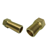 Max 1 Pc 3/4" Brass Male x Female Thread Straight Adapter Connector Fitting 50mm