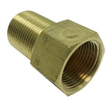 Max 1 Pc 3/4" Brass Male x Female Thread Straight Adapter Connector Fitting 50mm