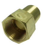 Max 1 Pc 3/4" Brass Male x Female Thread Straight Adapter Connector Fitting 50mm