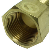 Max 1 Pc 3/4" Brass Male x Female Thread Straight Adapter Connector Fitting 50mm