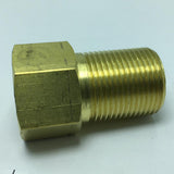 Max 1 Pc 3/4" Brass Male x Female Thread Straight Adapter Connector Fitting 50mm