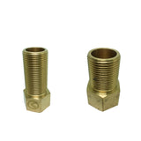 Max 1 Pc 3/4" Brass Male x Female Thread Straight Adapter Connector Fitting 50mm