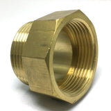 Max 1 Pc Brass Male to Female Thread Adapter Connector Pipe Fitting DN32 x DN 32