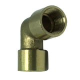 Max 1 Pc G1/8" Double Female Elbow 90Degree Brass Adapter Connector Pipe Fitting