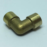 Max 1 Pc G1/8" Double Female Elbow 90Degree Brass Adapter Connector Pipe Fitting