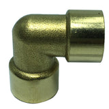 Max 1 Pc G1/4" Double Female Elbow 90Degree Brass Adapter Connector Pipe Fitting