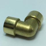 Max 1 Pc G1/4" Double Female Elbow 90Degree Brass Adapter Connector Pipe Fitting
