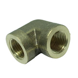 Max 1Pc DN8 1/4" Female x Female Elbow Brass Adapter Connector Pipe Tube Fitting