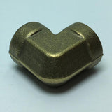 Max 1Pc DN8 1/4" Female x Female Elbow Brass Adapter Connector Pipe Tube Fitting