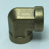 Max 1Pc DN8 1/4" Female x Female Elbow Brass Adapter Connector Pipe Tube Fitting