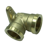 Max 1Pc 1/2" Female Elbow Brass Adapter Coupler Connector Pipe Fitting with Base