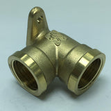 Max 1Pc 1/2" Female Elbow Brass Adapter Coupler Connector Pipe Fitting with Base