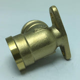 Max 1Pc 1/2" Female Elbow Brass Adapter Coupler Connector Pipe Fitting with Base