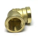 Max 1Pc DN15 1/2" Female Elbow Full Brass Adapter Coupler Connector Pipe Fitting