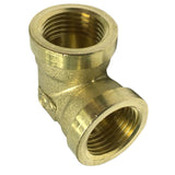 Max 1Pc DN15 1/2" Female Elbow Full Brass Adapter Coupler Connector Pipe Fitting