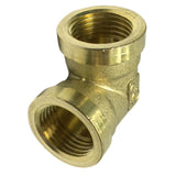 Max 1Pc DN15 1/2" Female Elbow Full Brass Adapter Coupler Connector Pipe Fitting