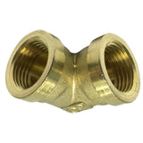 Max 1Pc DN15 1/2" Female Elbow Full Brass Adapter Coupler Connector Pipe Fitting