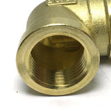 Max 1Pc DN15 1/2" Female Elbow Full Brass Adapter Coupler Connector Pipe Fitting