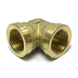 Max 1Pc DN15 1/2" Female Elbow Full Brass Adapter Coupler Connector Pipe Fitting