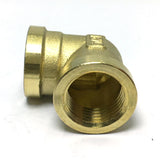Max 1Pc DN15 1/2" Female Elbow Full Brass Adapter Coupler Connector Pipe Fitting
