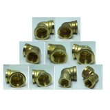 Max 1 Pc Female x Female Elbow Brass Adapter Connector DN15xDN15 Thicken