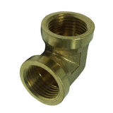 Max 1 Pc Female x Female Elbow Brass Adapter Connector DN15xDN15 Thicken
