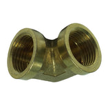 Max 1 Pc Female x Female Elbow Brass Adapter Connector DN15xDN15 Thicken