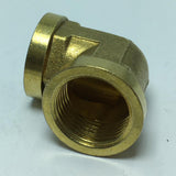 Max 1 Pc Female x Female Elbow Brass Adapter Connector DN15xDN15 Thicken