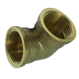 Max 1 Pc Female x Female Elbow Brass Adapter Connector DN20x2N20