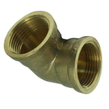 Max 1 Pc Female x Female Elbow Brass Adapter Connector DN20x2N20