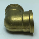 Max 1 Pc Female x Female Elbow Brass Adapter Connector DN20x2N20