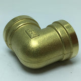 Max 1 Pc Female x Female Elbow Brass Adapter Connector DN20x2N20 Thicken