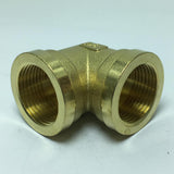 Max 1 Pc Female x Female Elbow Brass Adapter Connector DN20x2N20 Thicken